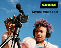 ใหม่!! ไมโครโฟน SHURE MV88+ VIDEO KIT ไมโครโฟน สำหรับการบันทึกเสียง VDO ระดับโปร ใช้ได้ทั้ง iOS และ Android !!