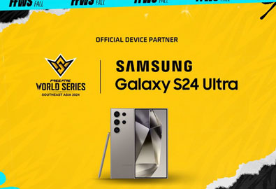 การีนา จับมือ ซัมซุง เปิดศึกการแข่งขัน  Free Fire World Series SEA 2024 ด้วย Samsung Galaxy S24 Ultra