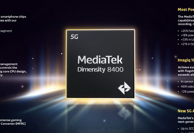 MediaTek เปิดตัว Dimensity 8400 ชิป All Big Core รุ่นแรกสำหรับสมาร์ทโฟนพรีเมียม