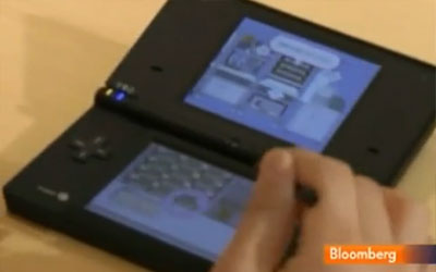 Nintendo DS ที่ลงโปรแกรมของ Mc Donald แล้ว